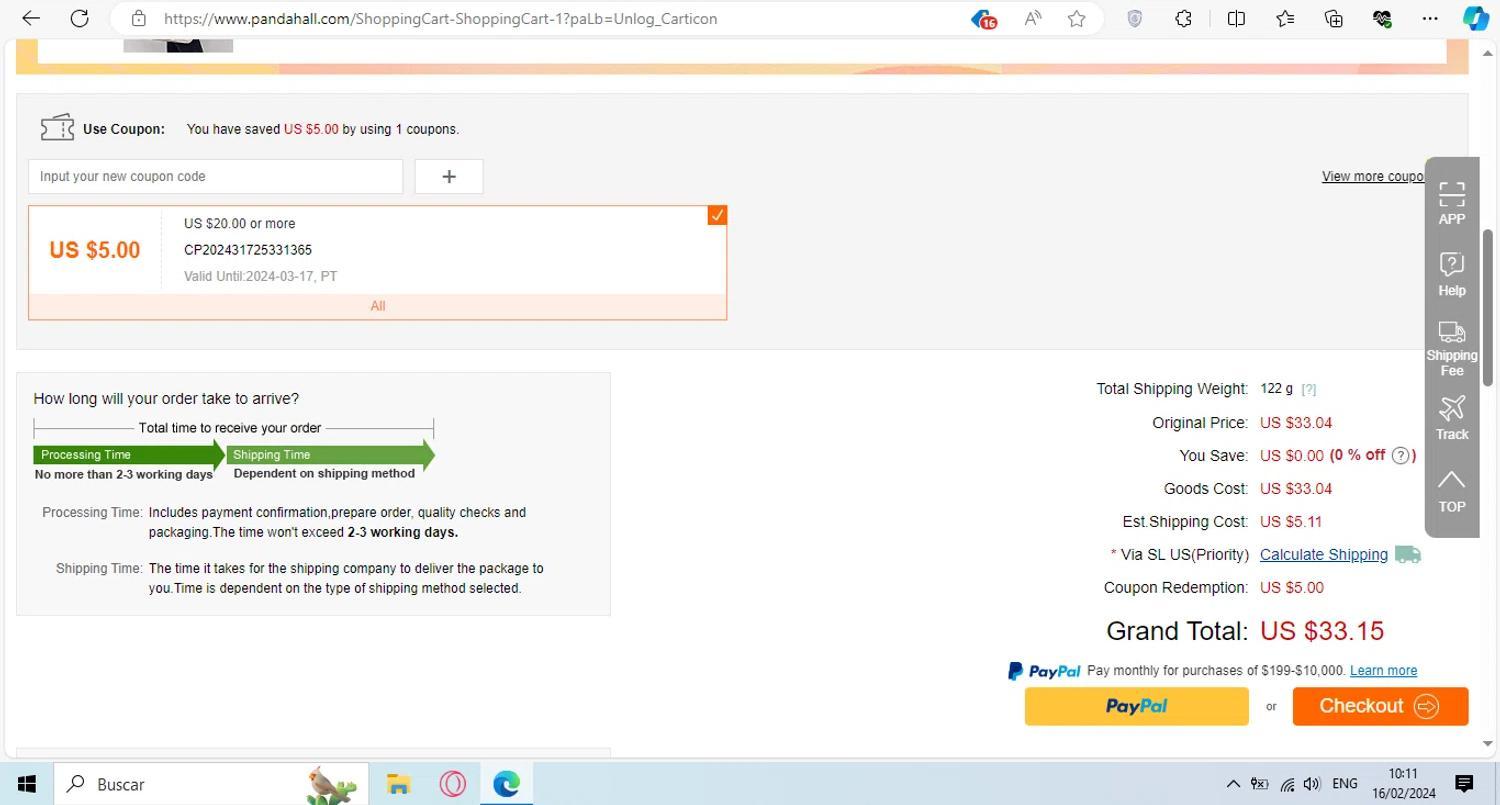 How to apply PandaHall coupon code